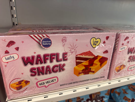 American Bakery Waffle Snack Red Velvet