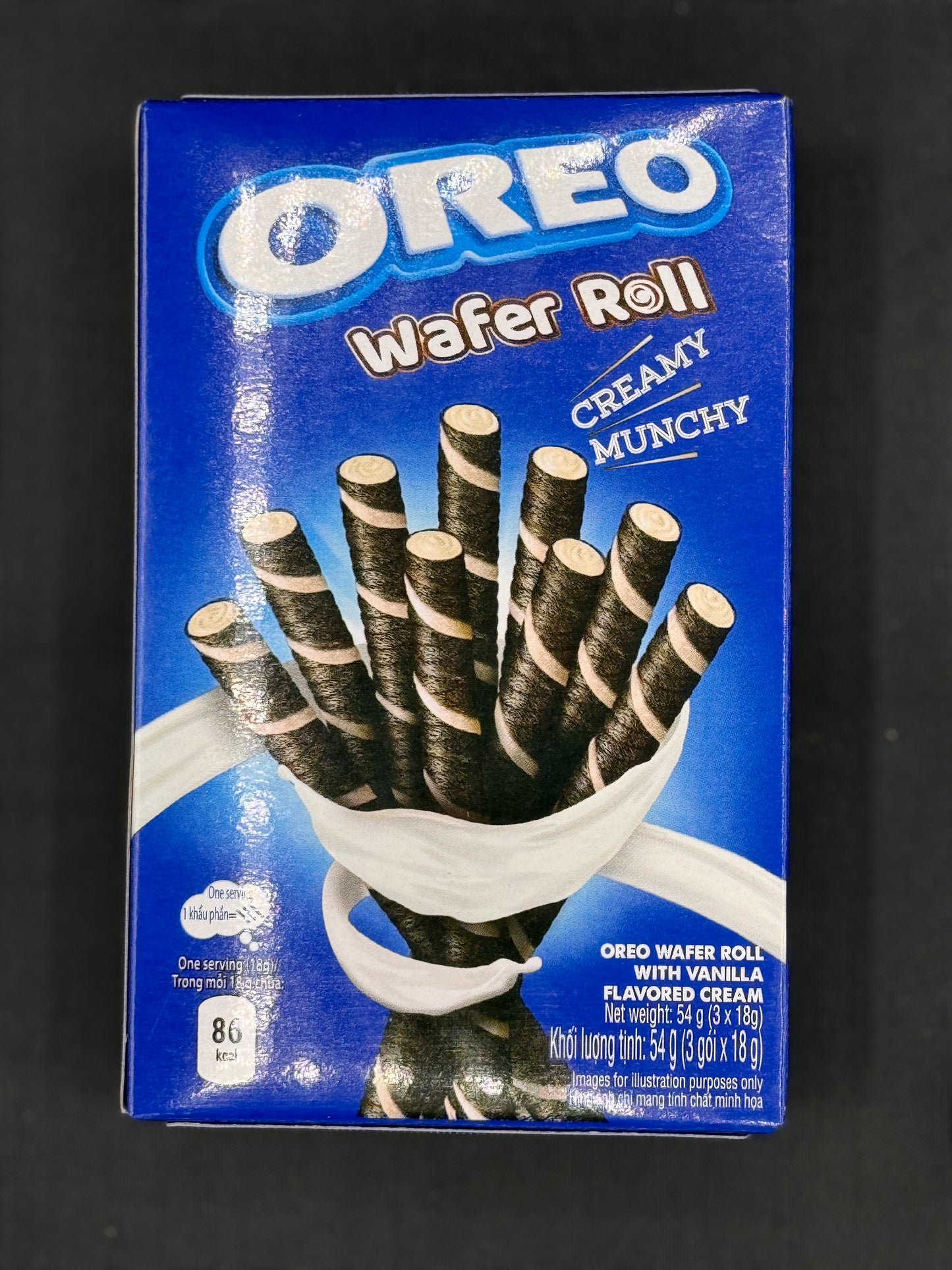 Oreo Wafer Roll Vanille 54g