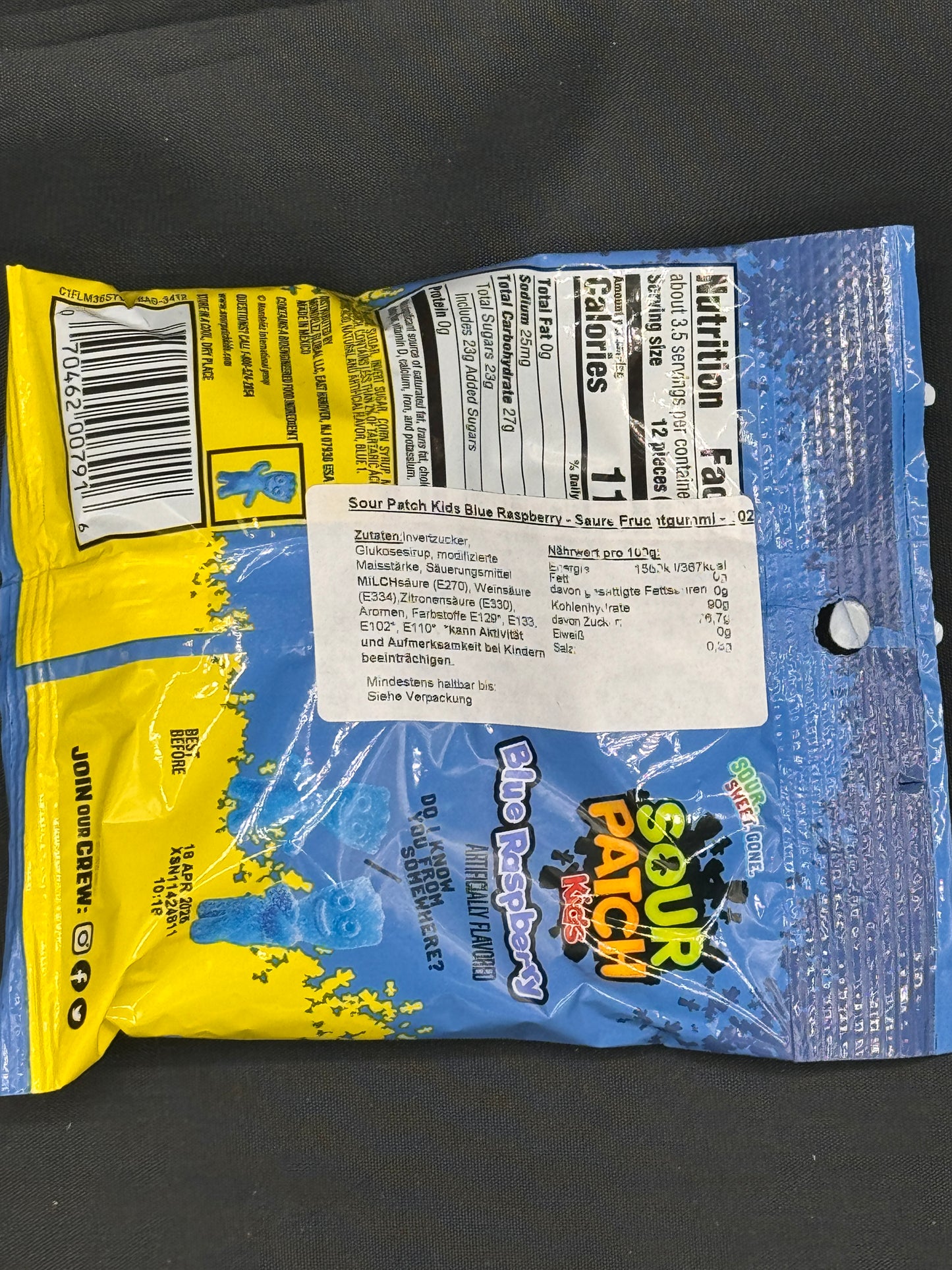 Sour Patch Kids Blue Raspberry